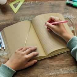 Promotional Journals & Noteboooks  - Omega Notebook - Kraft