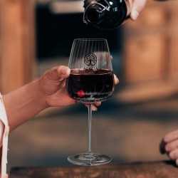 Printed Glasses & Tumblers  - Luigi Bormioli Optica Bordeaux Glass
