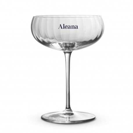 Printed Glasses & Tumblers  - Luigi Bormioli Optica Cocktail Glass