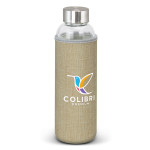 Drink Bottles - Metal - Venus Glass Bottle - Natural Sleeve