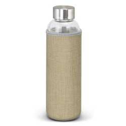 Drink Bottles - Metal  - Venus Glass Bottle - Natural Sleeve