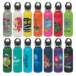 Drink Bottles - Metal  - Nomad Vacuum Bottle - Carry Lid