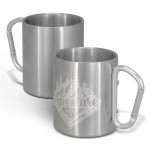 Reusable Coffee Cups - Metal - Carabiner Coffee Mug - 300ml