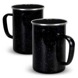 Reusable Coffee Cups - Metal  - Bendigo Enamel Mug - 600ml