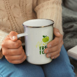 Reusable Coffee Cups - Metal - Bendigo Enamel Mug - 600ml