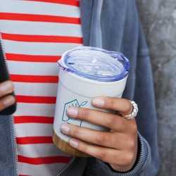 Reusable Coffee Cups - Metal  - Valetta Double Wall Cup - 350ml