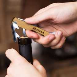 Bottle Openers  - Bamboo Wine Waiters Knife