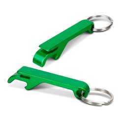Bottle Openers  - Snappy Metal Bottle Opener Key Ring