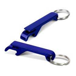 Bottle Openers  - Snappy Metal Bottle Opener Key Ring