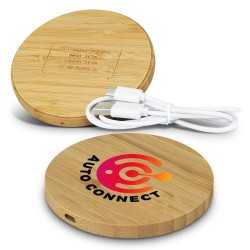 Phone & Tablet Chargers  - Vita Bamboo Wireless Charger - Round