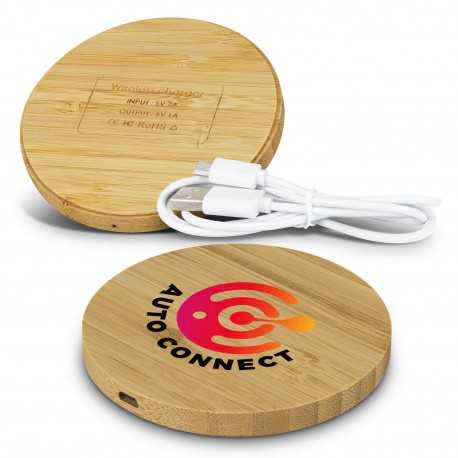 Phone & Tablet Chargers  - Vita Bamboo Wireless Charger - Round