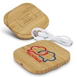 Phone & Tablet Chargers  - Vita Bamboo Wireless Charger - Square