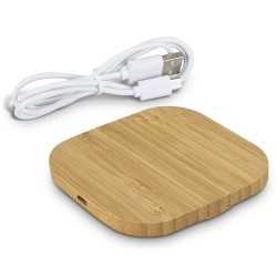 Phone & Tablet Chargers  - Vita Bamboo Wireless Charger - Square