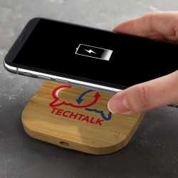 Phone & Tablet Chargers  - Vita Bamboo Wireless Charger - Square