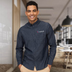 Men&#039;s Corporate Shirts - SOLS Barry Mens Denim Shirt