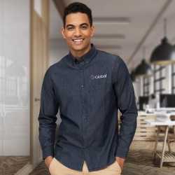 Men's Corporate Shirts - SOLS Barry Mens Denim Shirt