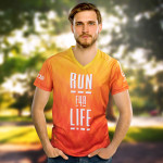 Sublimated Teamwear - Custom Mens Performance V-Neck T-Shirt