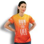 Sublimated Teamwear - Custom Womens Performance V-Neck T-Shirt