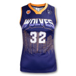 Sublimated Teamwear - Custom Womens Basketball Top