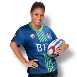 Sublimated Teamwear - Custom Womens Rugby T-Shirt
