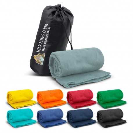 Picnic Blankets  - Glasgow Fleece Blanket in Carry Bag