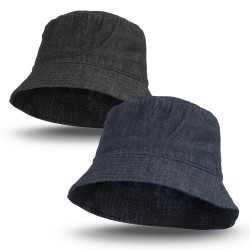 Wide Brim Hats  - Beverley Denim Bucket Hat