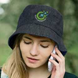 Wide Brim Hats  - Beverley Denim Bucket Hat