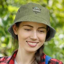Wide Brim Hats  - Faded Bucket Hat