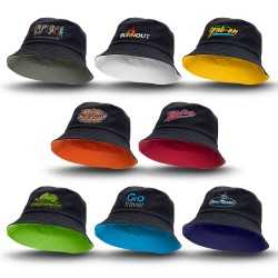 Wide Brim Hats  - Reversible Bucket Hat