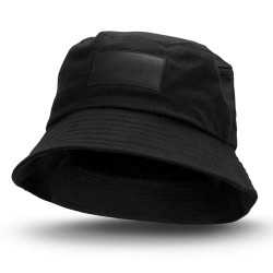 Wide Brim Hats  - Bucket Hat with Patch