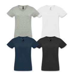 Ladies Promotional T Shirts  - SOLS Imperial Womens V Neck T-Shirt
