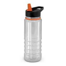 Drink Bottles - Plastic - Triton Elite Bottle - Clear and Black- 750ml
