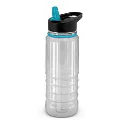 Drink Bottles - Plastic - Triton Elite Bottle - Clear and Black- 750ml