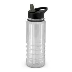 Drink Bottles - Plastic - Triton Elite Bottle - Clear and Black- 750ml