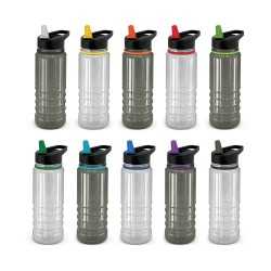 Drink Bottles - Plastic - Triton Elite Bottle - Clear and Black- 750ml
