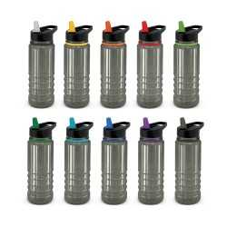 Drink Bottles - Plastic - Triton Elite Bottle - Clear and Black- 750ml