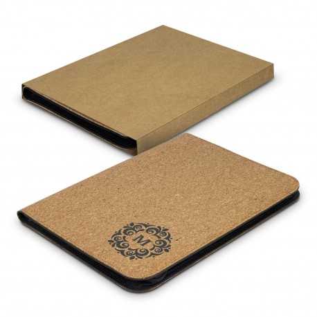 Non Leather Compendiums  - Sakura Cork Portfolio - A4