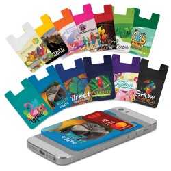 Phone Accessories  - Dual Silicone Phone Wallet - Full Colour
