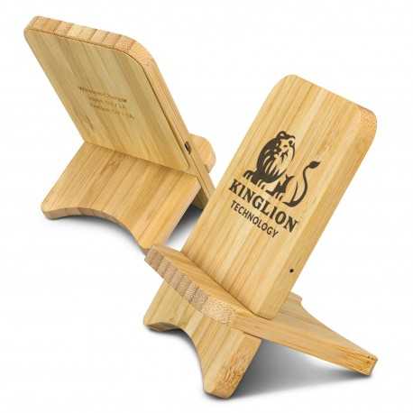Phone Accessories  - Bamboo Wireless Charging Stand