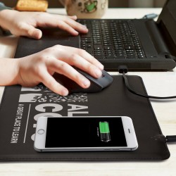 Mouse Pads  - Davros Wireless Charging Mouse Mat