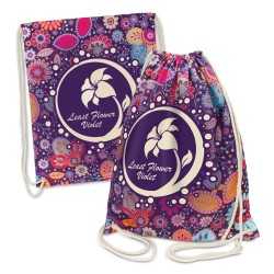 Drawstring Bags & Back Sacks  - Brazil Cotton Drawstring Backpack
