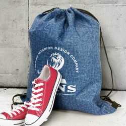 Drawstring Bags & Back Sacks  - Tampa Heather Drawstring Backpack