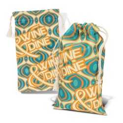 Drawstring Bags & Back Sacks  - Pisa Cotton Gift Bag