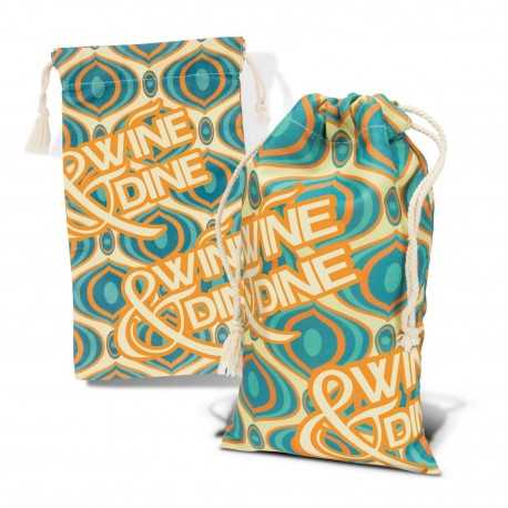Drawstring Bags & Back Sacks  - Pisa Cotton Gift Bag