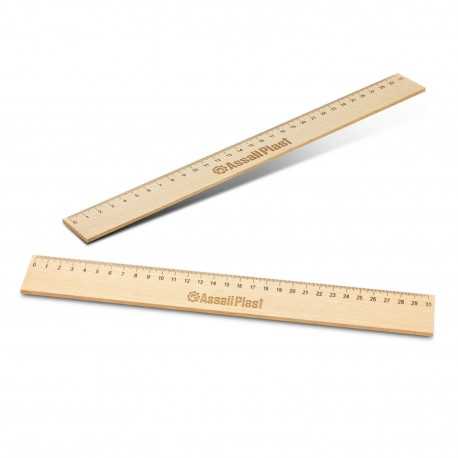 Rulers  - Wooden 30cm Ruler