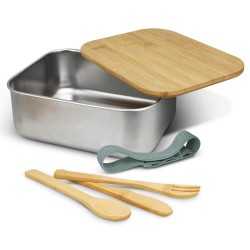 Homeware Products  - Stainless Steel Lunch Box with Cutlery