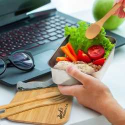 Homeware Products  - Stainless Steel Lunch Box with Cutlery