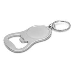 Metal Keyrings  - Chevron Bottle Opener Key Ring