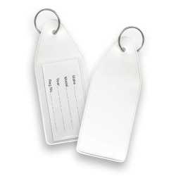 branded Vinyl Key Tag, from our range of promotional Printed Keyrings