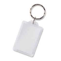 Printed Keyrings  - Lens Key Ring - Rectangle